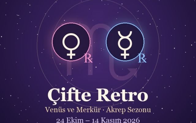 Venüs ve Merkür Aynı Anda Retroda: Ekim–Kasım 2026 Çifte Retro ve Akrep Sezonu Rehberi